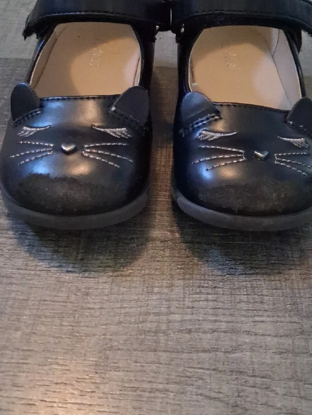 Place Black Cat Mary Jane Dress Shoes